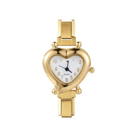 Stainless Steel 9MM Italian Charm Heart Watch - 13 Options