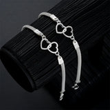 Fashion Heart/Infinity Bracelet - 2 Colours - 7 Options