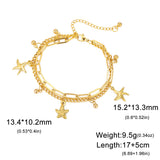 Stainless Steel Charm Anklet/Bracelet - 28 Options - 2 Sizes
