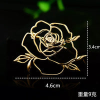 Fashion Minimalist Hollow Brooch - 2 Colours - 7 Options