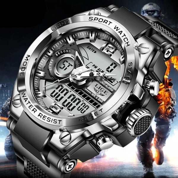 Digital Military 50m Waterproof Wristwatch - 3 Options