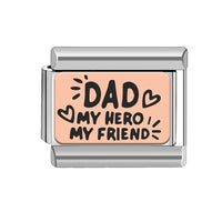 Stainless Steel Family Series Italian Charm - 9 Options