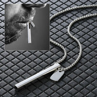 Stainless Steel Mindful Breathing Necklace - 5 Colours