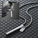 Stainless Steel Mindful Breathing Necklace - 5 Colours