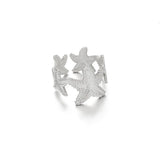 Stainless Steel Sea Themed Gold Coloured Adjustable Ring - 30 Options