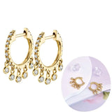 925 Sterling Silver & Gold Plated Hoop Earrings - 73 Options