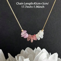 Fashion "Menopause" Natural Crystal Necklace