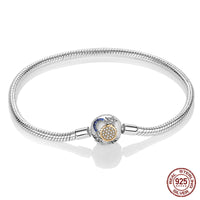 925 Sterling silver 17-20CM Charm Bracelet - Various Designs