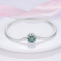 925 Sterling silver 17-20CM Charm Bracelet - Various Designs