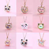 Fashion Cute Animal Glitter Necklace - 9 Options