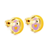 Stainless Steel Small Flat Back Animal Earrings - 20 Options