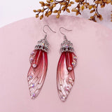 Handmade Fairy Wing Drop Earrings - 54 Options