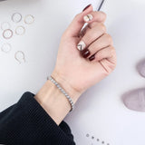 S925 Sterling Silver Bracelet Zirconia Tennis Bracelet 4mm 16-20cm