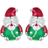 925 Sterling Silver Christmas Stud Earrings - 9 Options