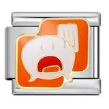 Stainless Steel Halloween Themed Italian Charm - 30 Options