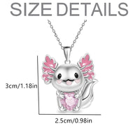 Axolotl Pink Zircon Fashion Set