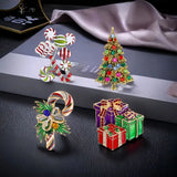 Fashion Christmas Colourful Enamel Brooch - 4 Options