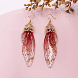 Handmade Fairy Wing Drop Earrings - 54 Options