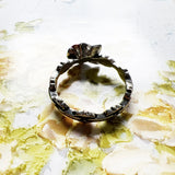 925 Sterling Silver Ornate Rose Ring