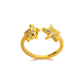 Stainless Steel Summer/Sea Themed Open Rings - 34 Options