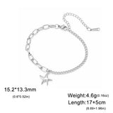 Stainless Steel Charm Anklet/Bracelet - 28 Options - 2 Sizes