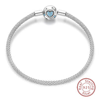 925 Sterling silver 17-20CM Charm Bracelet - Various Designs