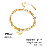 Stainless Steel Bird Bracelet - 2 Colours - 4 Designs