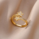 Stainless Steel Resizable Open Ring - 31 Options
