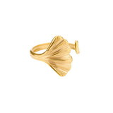 Stainless Steel Sea Themed Gold Coloured Adjustable Ring - 30 Options