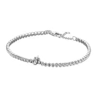 925 Sterling Silver Cubic Zirconia Tennis Bracelet - 14 Options