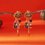 Fashion Enamel Halloween Dangle Earrings - 3 Options