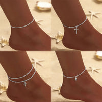 Fashion Sparkling Thin Chain Anklet - 4 Options