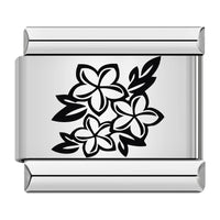 Stainless Steel Flower Italian Charm - 9 Options
