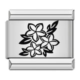Stainless Steel Flower Italian Charm - 9 Options