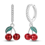 925 Sterling Silver Nature Themed Hoop/Dangle Earrings - 7 Options