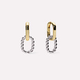 925 Sterling Silver Irregular Loop Earrings - 4 Options