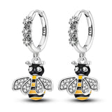 925 Sterling Silver Nature Themed Hoop/Dangle Earrings - 7 Options