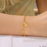 Stainless Steel Charm Anklet/Bracelet - 28 Options - 2 Sizes