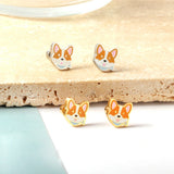 Stainless Steel Small Flat Back Animal Earrings - 20 Options