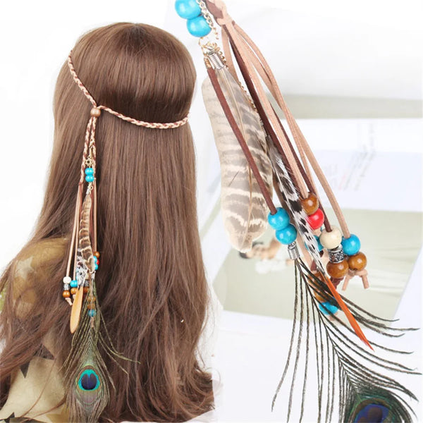 Boho Feather Head-dress - 9 Options