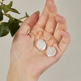 925 Sterling Silver Drop Freshwater Pearl Earrings - 2 Colours