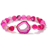Irregular Druzy Geode Bracelet - 5 Colours