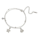 Stainless Steel Charm Anklet/Bracelet - 28 Options - 2 Sizes