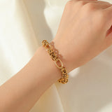 Stainless Steel Gold Colour Bracelet - 10 Options