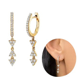925 Sterling Silver & Gold Plated Hoop Earrings - 73 Options
