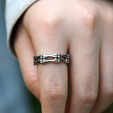 Stainless-Steel Skeleton Bones Ring