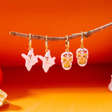 Fashion Halloween Gold Plated Enamel Drop Earrings - 5 Options