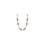 Fashion Mixed Colour Simulated Pearl Beaded Necklace - 3 Options
