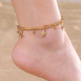 Stainless Steel Charm Anklet/Bracelet - 28 Options - 2 Sizes