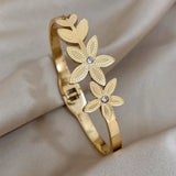 Stainless Steel Hinged/Non Hinged Statement Bangle - 14 Options